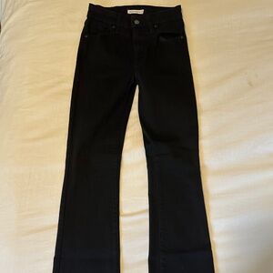 Levi’s 725 Black High Rise Bootcut Jeans - Size 26